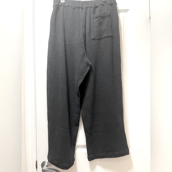 NWT Free People Like A Cloud 2-Piece Cotton Suit  BLACK  R$189 - Picture 9 of 12